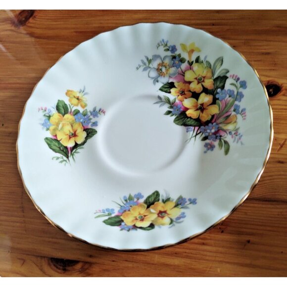 Vintage Royal Albert Cup & Saucer Set Summertime Series Partridge Pea - Picture 12 of 13
